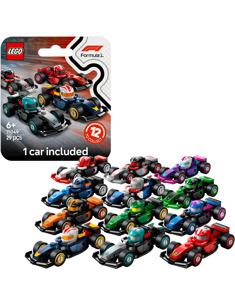 LEGO® Minifigures F1 Rennwagen zum Samme