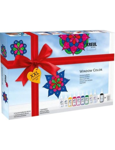 Window Color Glas Design Set XXL