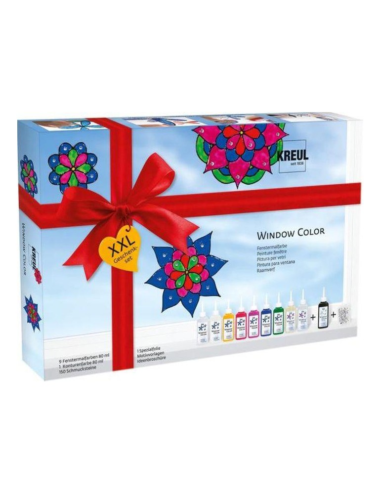 Window Color Glas Design Set XXL