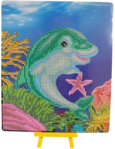 Diamond Painting Delfin 25x21cm
