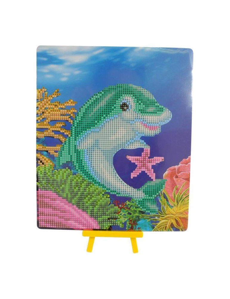 Diamond Painting Delfin 25x21cm