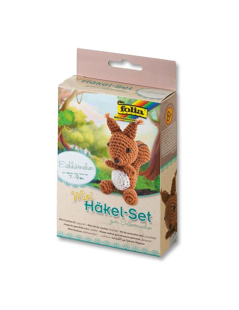 Mini-Häkelset Eichhörnchen