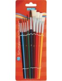 Stylex Schulmalpinselset 10-teilig, 1 Set