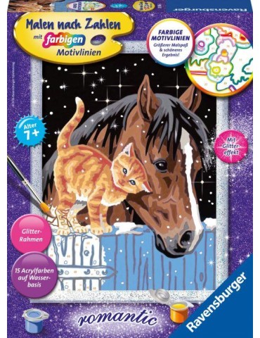 MnZ.Fohlen mit Kätzchen