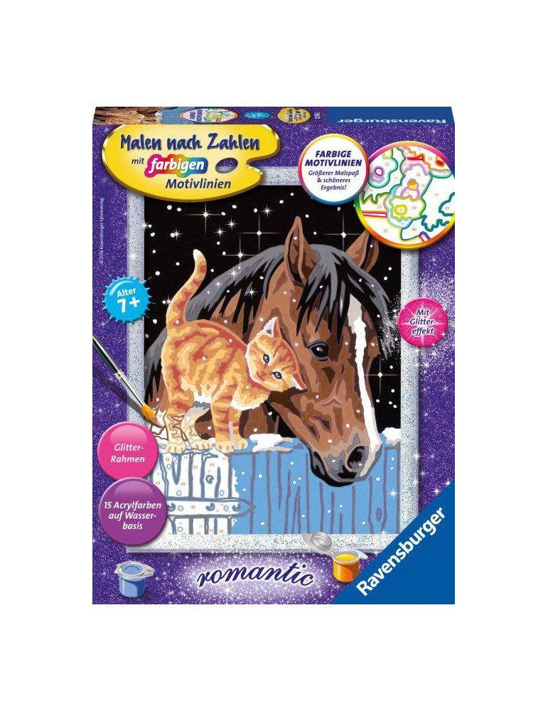 MnZ.Fohlen mit Kätzchen