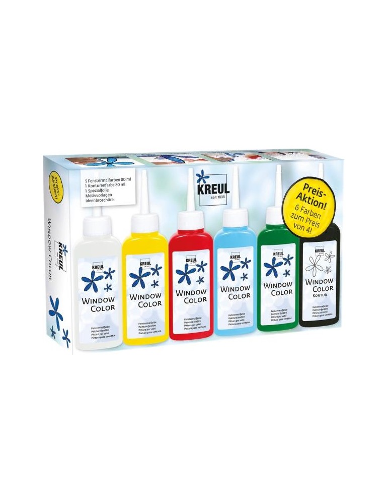 Window Color Glas Design Aktions-Set