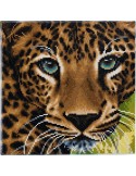 Crystal Art Leopard 30x30 cm