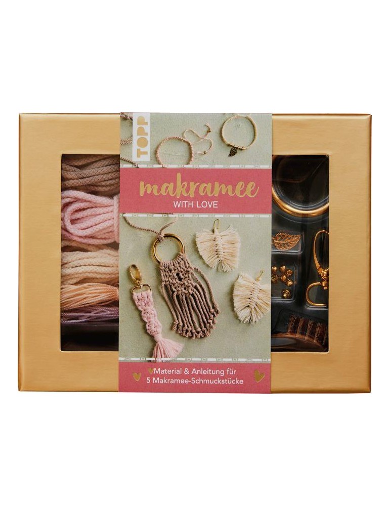 Makramee-Schmuckset Love