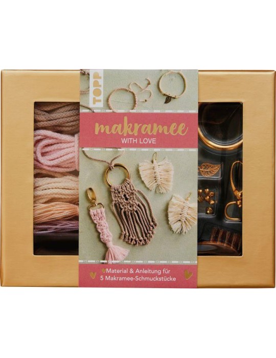 Makramee-Schmuckset Love