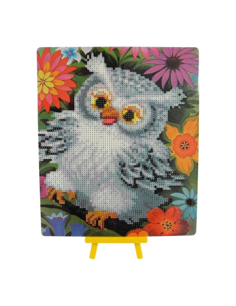 Diamond Painting Eule 25x21cm