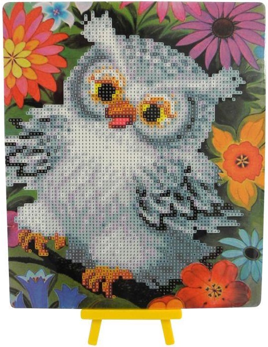 Diamond Painting Eule 25x21cm
