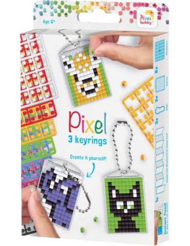Pixel Medaillon Set Tiere