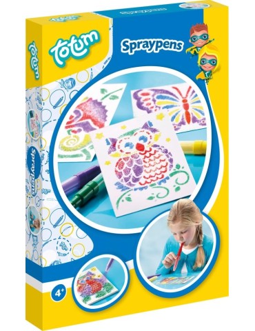 Spraypens - Pustestiftbilder basteln