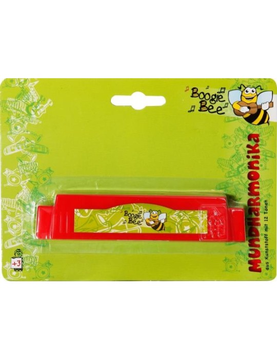 BGB Mundharmonika, 12 Noten, rot