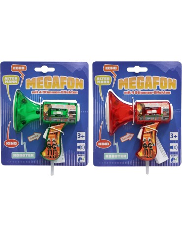 Megafon mit Sound, 2-fach sortiert