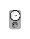 HEITECH Tages-Zeitschaltuhr mit Kinderschutz mechanisch