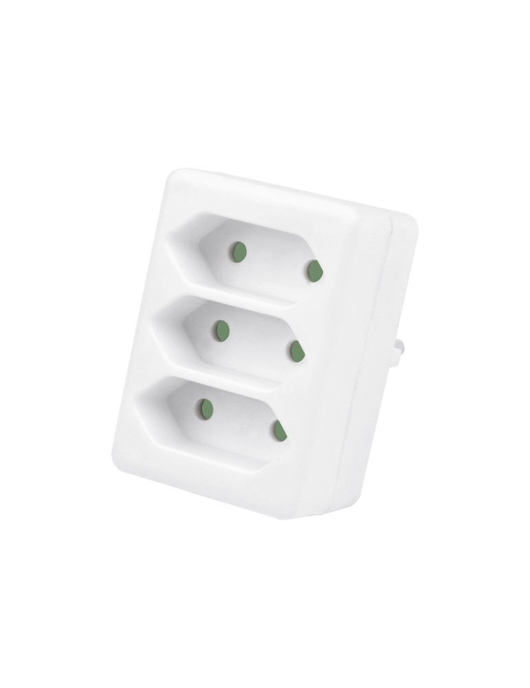 HEITECH Euro Zwischenstecker 3fach