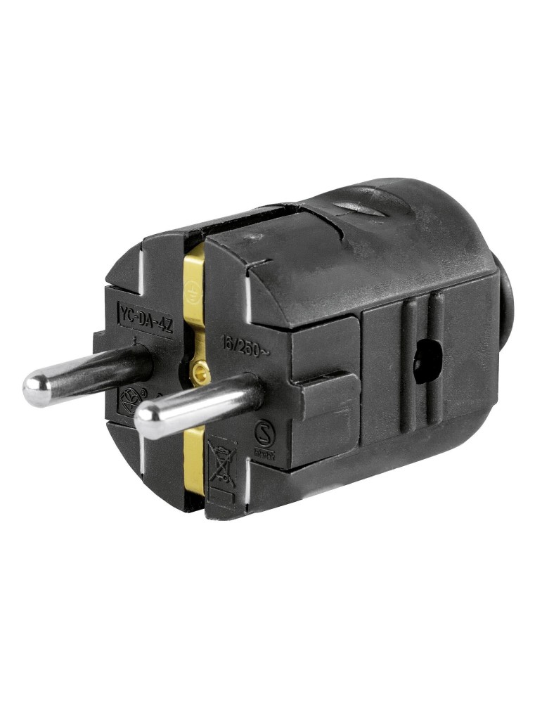 REV RITTER SchuKo-Stecker Kunststoff SK schwarz