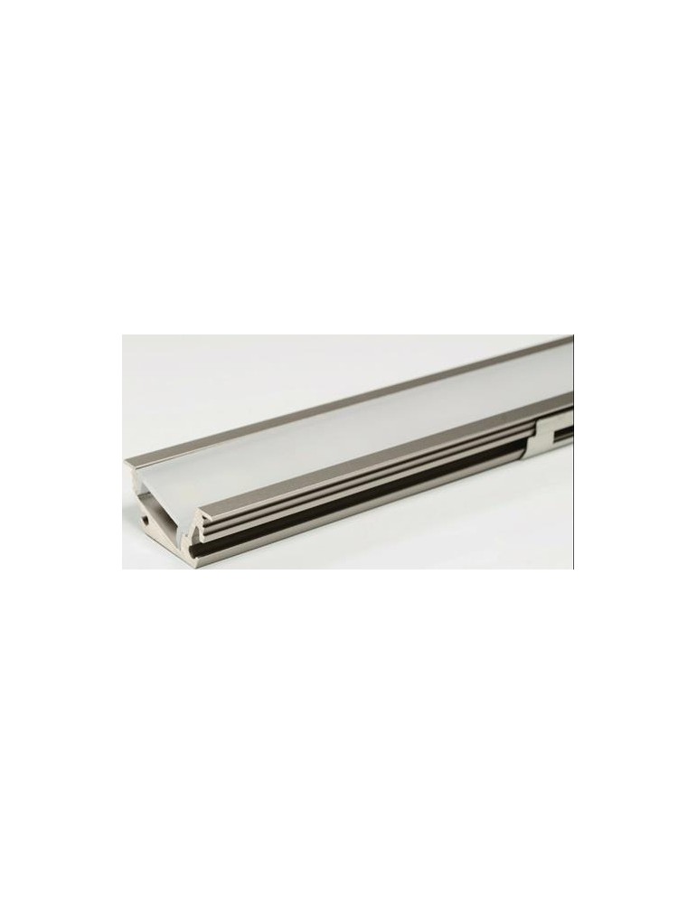 LED Leuchtenprofil Venice Mini Venice Mini Nutmaß 23x11mm Einbau Alu.VA L&S
