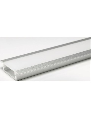LED Leuchtenprofil London London Nutmaß 18x6mm Einbau Alu.EV1 L&S
