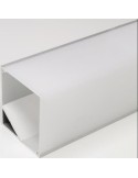 LED Leuchtenprofil Quattro Mini Quattro Mini Aufbau Alu.EV1 L&S