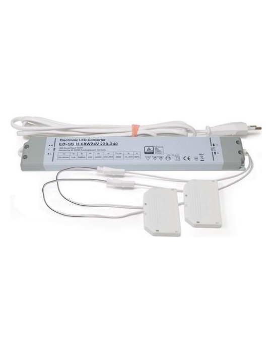 LED-Konverter 230 V 24 V 60 W 2x6-fach Verteiler L&S