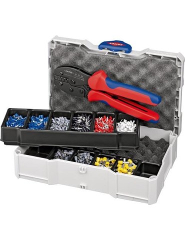 Aderendhülsensortiment 1201tlg.0,50-6mm² Crimpzange PreciForce®
