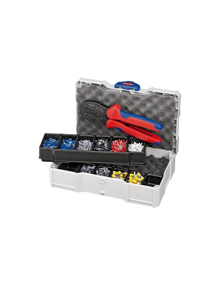 Aderendhülsensortiment 1201tlg.0,50-6mm² Crimpzange PreciForce®