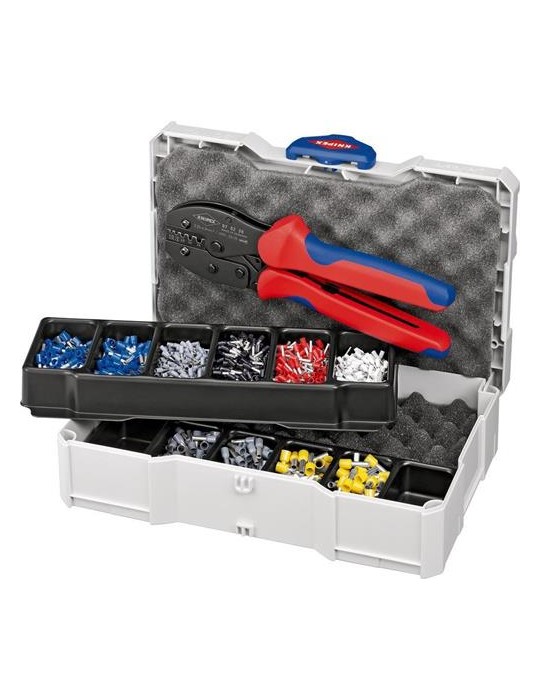 Aderendhülsensortiment 1201tlg.0,50-6mm² Crimpzange PreciForce®