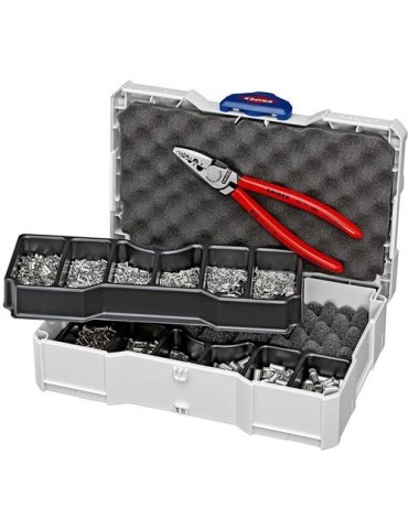 Aderendhülsensortiment 1401tlg.0,75-25mm² Crimpzange