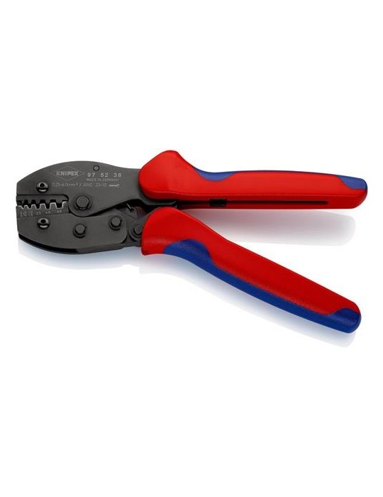 Aderendhülsencrimpzange PreciForce® L.220mm 0,25-6 (AWG 23-10) mm² brün.