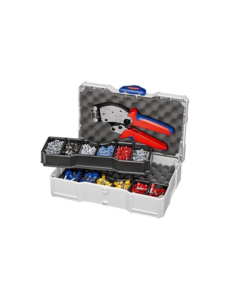 Aderendhülsensortiment Twistor16 1191-tlg.0,5-16 mm² im Systainer KNIPEX
