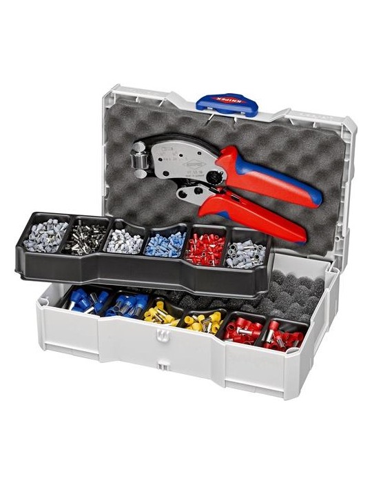 Aderendhülsensortiment Twistor16 1191-tlg.0,5-16 mm² im Systainer KNIPEX