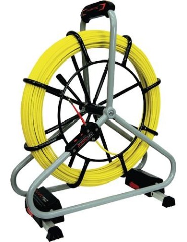Glasfaserstab Profiset Band-L.80m Biege-R.168mm Kabel-D.6mm