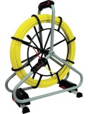 Glasfaserstab Profiset Band-L.80m Biege-R.168mm Kabel-D.6mm