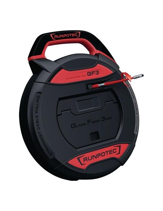 Kabeleinziehgerät GF3 Band-L.50m Biege-R.38mm o.Meterzähler RUNPOTEC