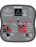 Steckdosentester SDT 1 z.Prüfung v.Schutzkon.steckd.BENNING