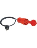 Messadapter f.3-phasige Verbraucher passiv 32 A CEE-Schutzkontaktstecker BENNING
