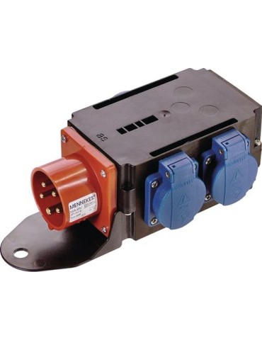 CEE-Adapter MIXO SAAR 1xCEE-Stecker 400V,16 A,5-polig IP44 AS-SCHWABE