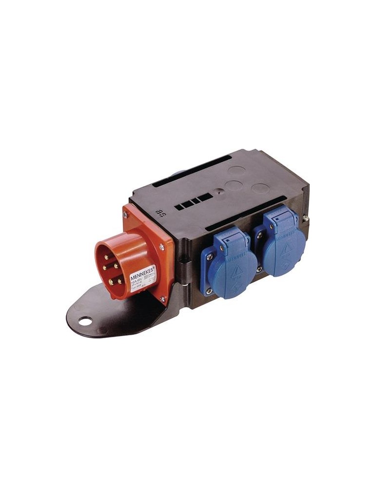 CEE-Adapter MIXO SAAR 1xCEE-Stecker 400V,16 A,5-polig IP44 AS-SCHWABE