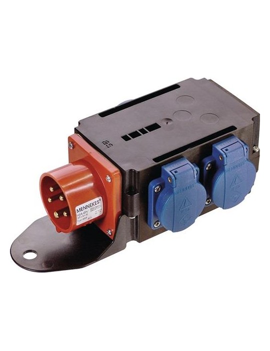CEE-Adapter MIXO SAAR 1xCEE-Stecker 400V,16 A,5-polig IP44 AS-SCHWABE