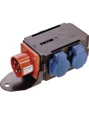 CEE-Adapter MIXO SAAR 1xCEE-Stecker 400V,16 A,5-polig IP44 AS-SCHWABE