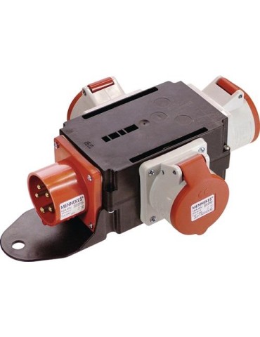 CEE-Adapter MIXO RHEIN 1xCEE-Stecker 400V,16 A,5-polig IP44 AS-SCHWABE