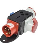 CEE-Adapter MIXO MOSEL 1xCEE-Stecker 400V,32 A,5-polig IP44 AS-SCHWABE