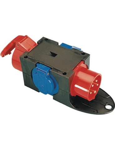 Kompaktverteiler CEE-16 A,5-polig 1xCEE 16 A,2x230V
