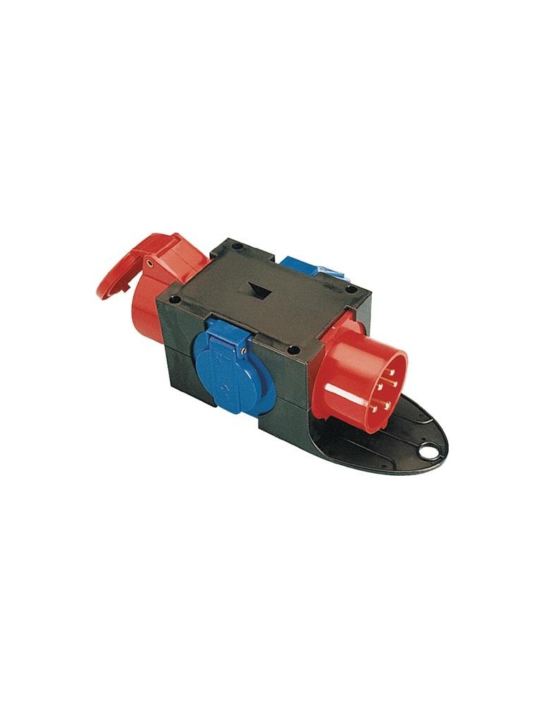 Kompaktverteiler CEE-16 A,5-polig 1xCEE 16 A,2x230V