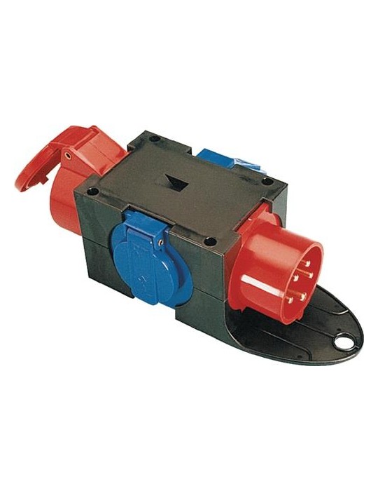Kompaktverteiler CEE-16 A,5-polig 1xCEE 16 A,2x230V