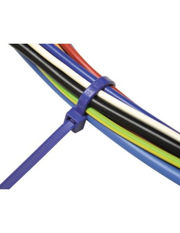 Kabelbinder L.280mm B.4,5mm PA 6.6 blau 100St./Btl.SAPISELCO