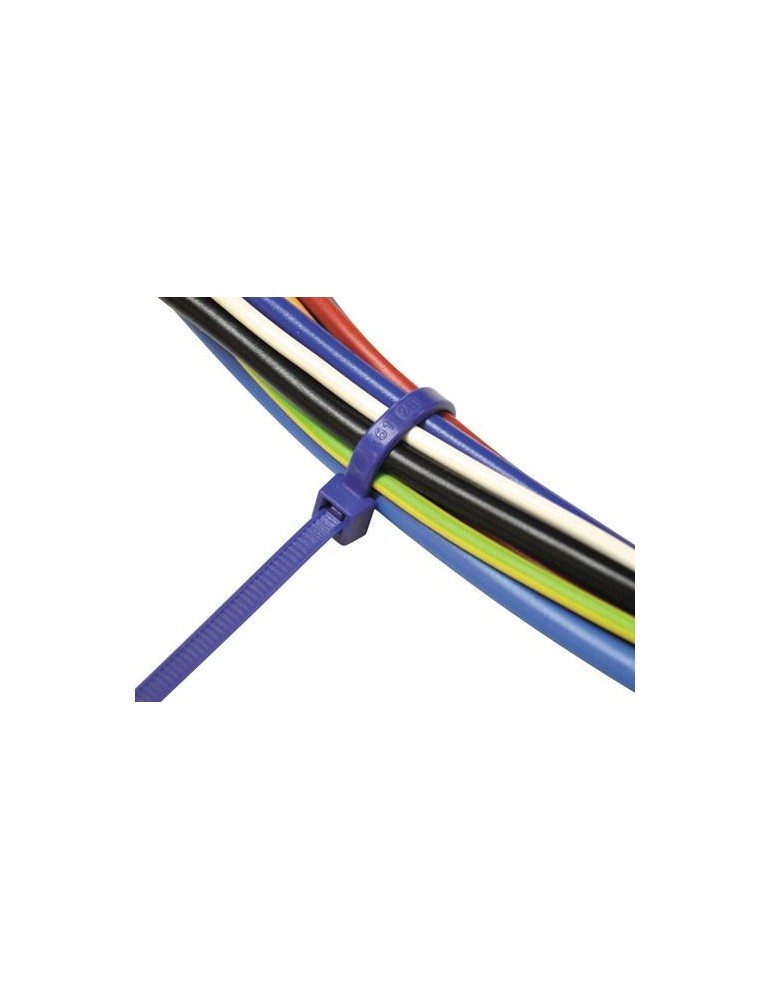 Kabelbinder L.280mm B.4,5mm PA 6.6 blau 100St./Btl.SAPISELCO