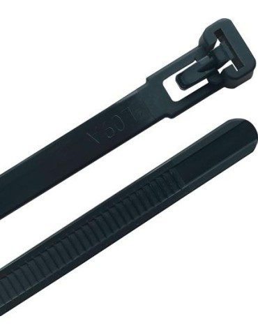 Kabelbinder L.200mm B.7,6mm PA 6.6 schwarz 100St./Btl.